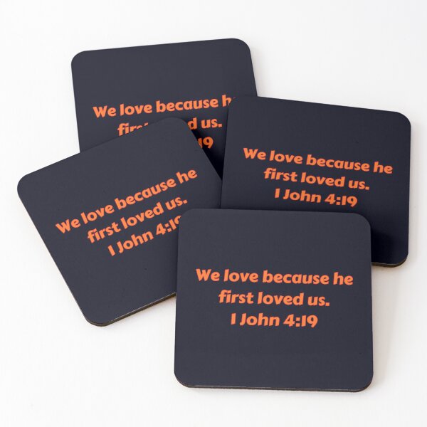 Item preview, Bible Verse 1 John 4:19 designed and sold by Prayingwarrior.