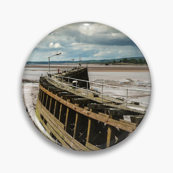 Item preview, Old Pier at Sharpness, Gloucestershire designed and sold by MargaretClavell.
