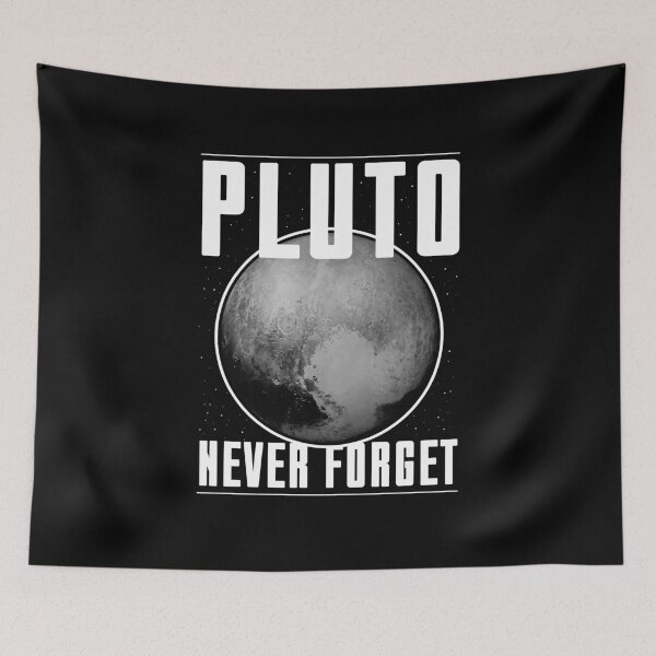 Item preview, Pluto Never Forget Funny Astronomy Space Humor designed and sold by sillyquestions.