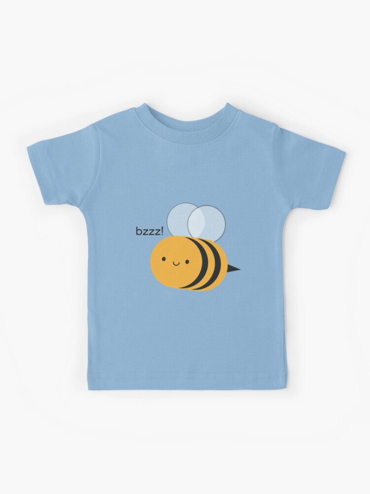 Kawaii Buzzy Bumble Bee Beach Towel by Marceline Smith