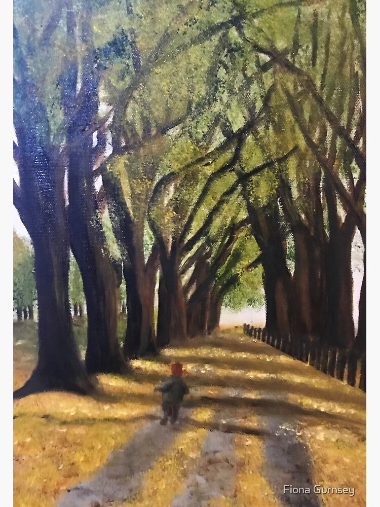 Thumbnail 3 of 3, Sticker, Autumn in Hagley park designed and sold by fionagurnsey.