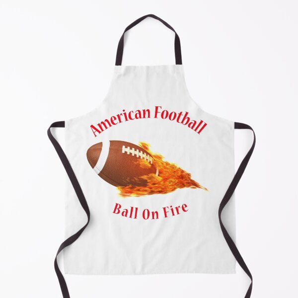 Aperçu de l'œuvre Football américain - Ball on Fire créée et vendue par The best online style shop.