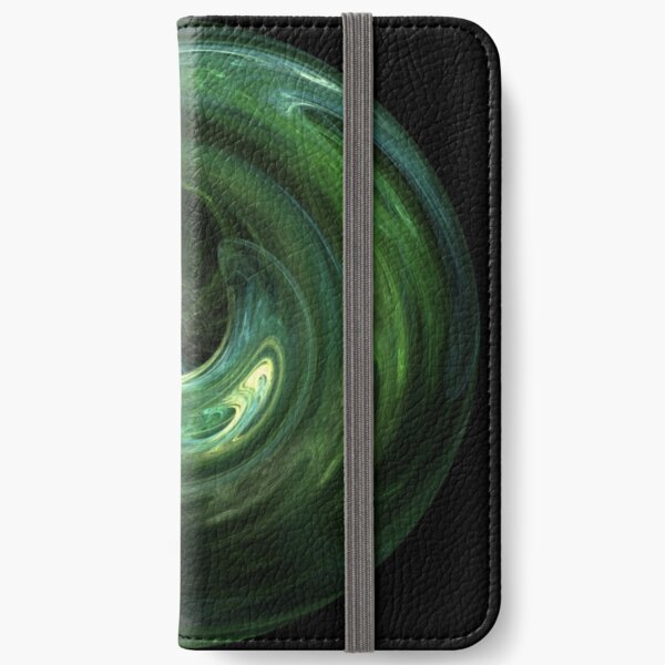 Emerald Vortex iPhone Wallet