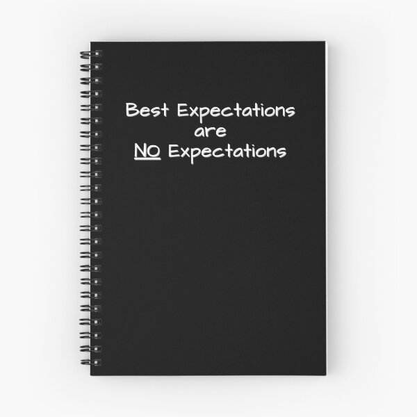 Item preview, Best Expectations are NO Expectations - funny realistic quotes sticker designed and sold by ThousandAutumns.