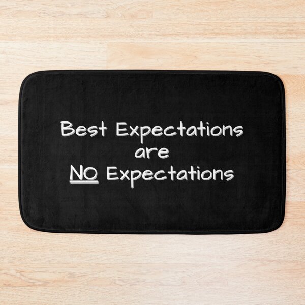 Item preview, Best Expectations are NO Expectations - funny realistic quotes sticker designed and sold by ThousandAutumns.