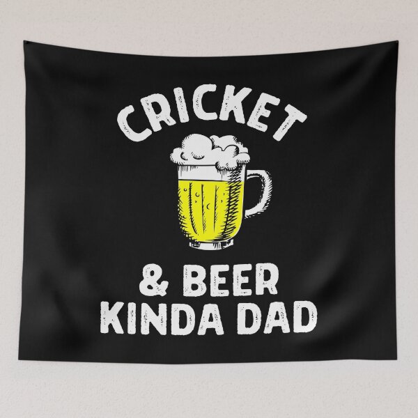 Item preview, Cricket & beer kinda dad designed and sold by TheGreenGoat.