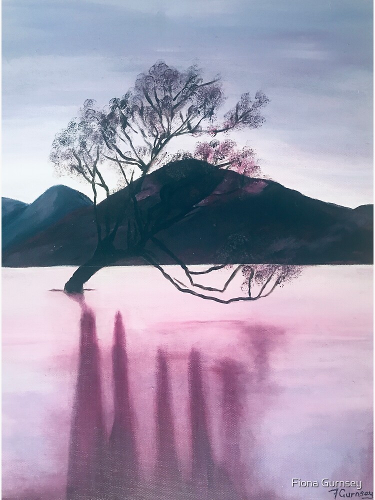 Thumbnail 3 of 3, Sticker, Wanaka tree designed and sold by fionagurnsey.