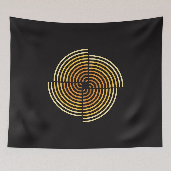 Item preview, Abstract Strip 1/4 Circle designed and sold by laiwole.