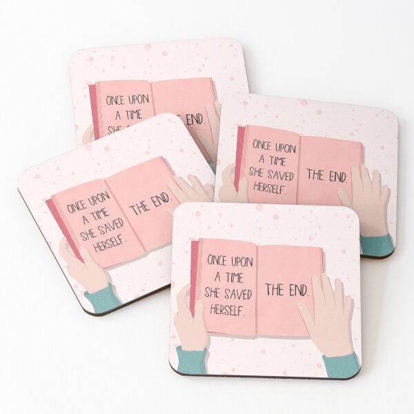 Item preview, Once Upon A Time She Saved Herself. The End. designed and sold by thecutefeminist.