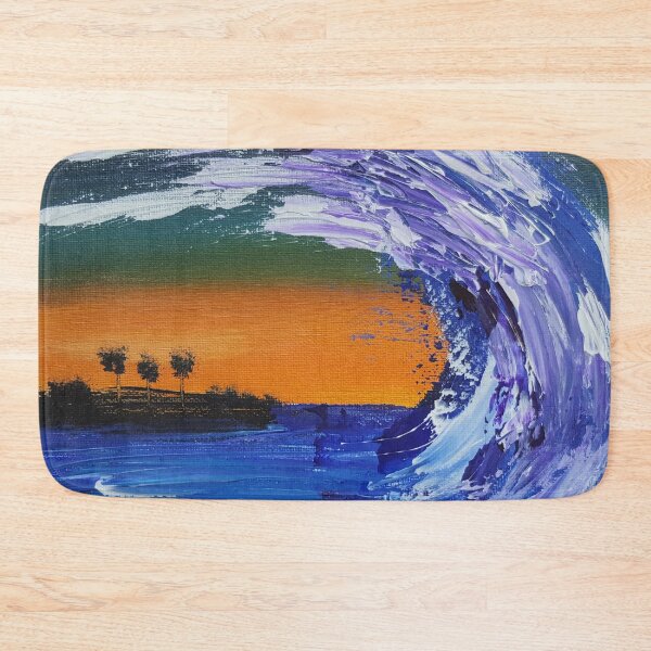 Item preview, The Wave At Sunset Abstract Painting designed and sold by Gordon Bryan.