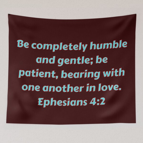 Item preview, Bible Verse Ephesians 4:2 designed and sold by Prayingwarrior.