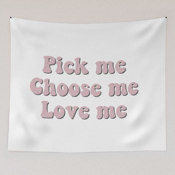 Item preview, pick me choose me love me  designed and sold by Christina Georgiou.