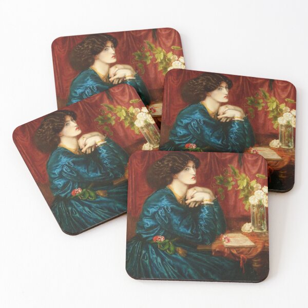 Item preview, Dante Gabriel Rossetti - Jane Morris (The Blue Silk Dress) 1868 designed and sold by HistoryRestored.