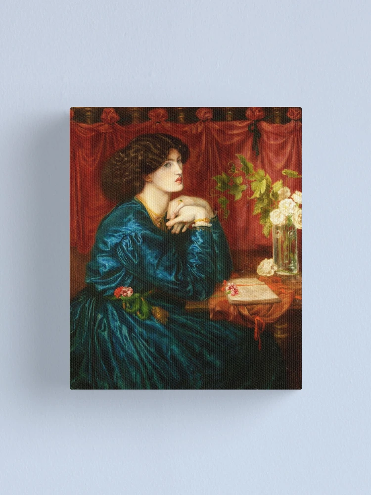 blue silk dress rossetti Dante Gabriel Rossetti
