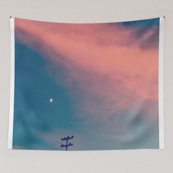 Item preview, MOON AND PINK CLOUD  designed and sold by RetroPlaceee.