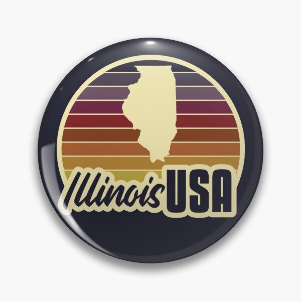 Artikelvorschau, ILLINOIS USA entworfen und verkauft von krewyork.