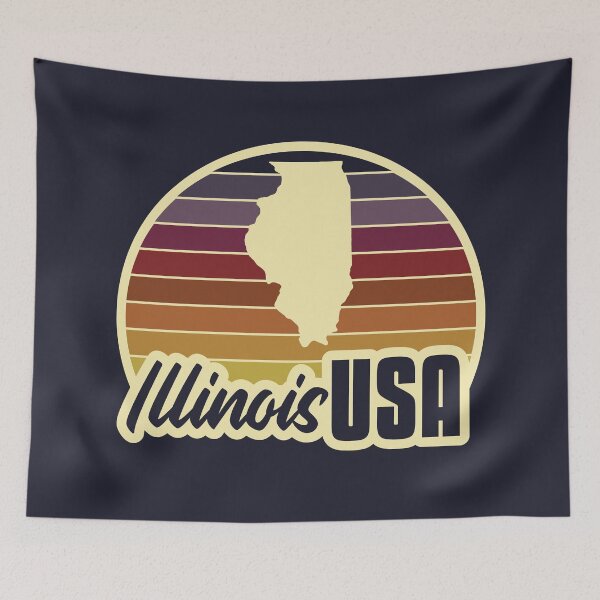 Artikelvorschau, ILLINOIS USA entworfen und verkauft von krewyork.