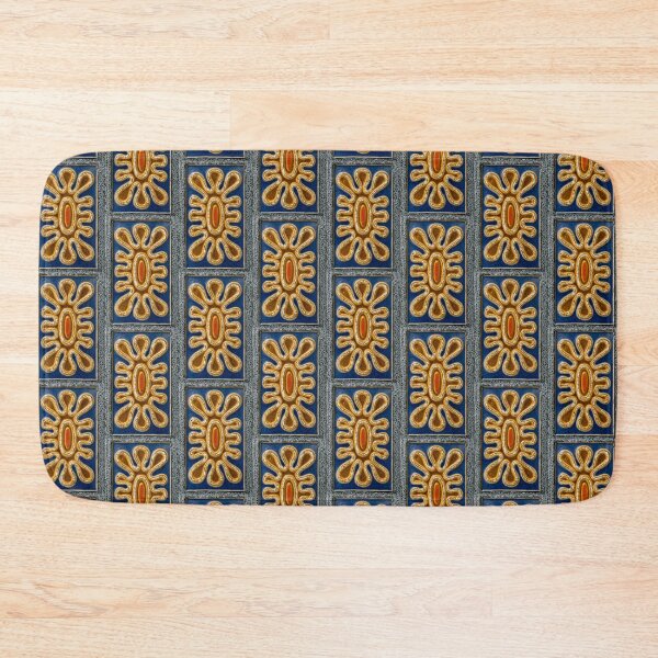 Item preview, Abstracted Floral - A Chic Modern Interpretation of Portuguese Azulejo designed and sold by Georgia Mizuleva.