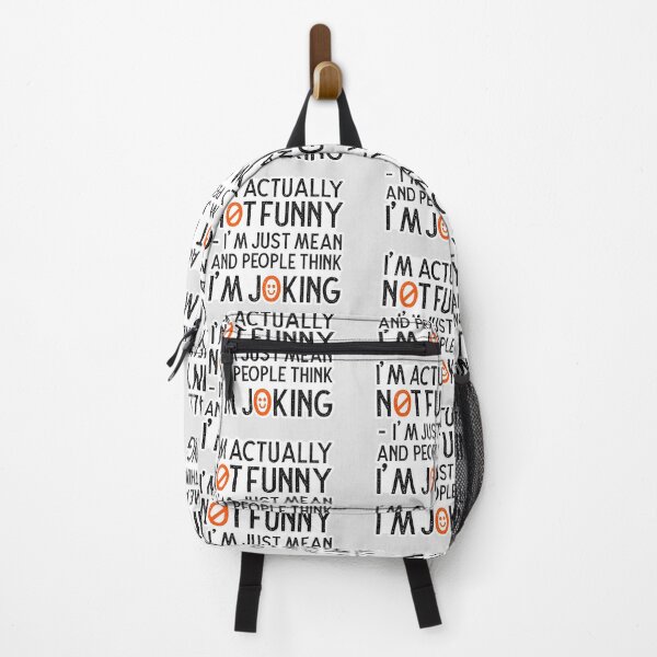 Item preview, I'm Actually Not Funny - I'm Just Mean and People Think I'm Joking Sticker designed and sold by DahiyaTees.