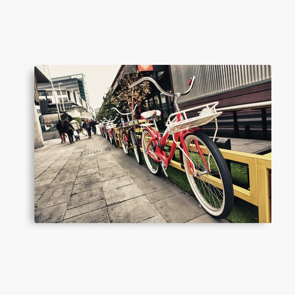South Wharf Cycles Canvas Print