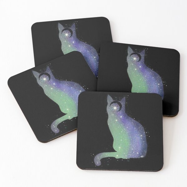 Item preview, Galaxy Kitty (full art piece) designed and sold by IdrisRose.