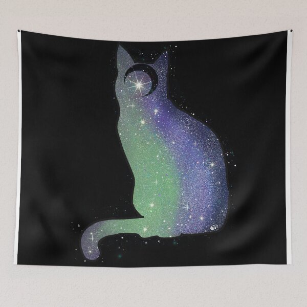 Item preview, Galaxy Kitty (full art piece) designed and sold by IdrisRose.