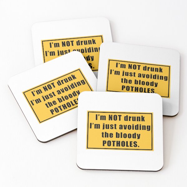 Item preview, I’m not drunk just avoiding the potholes designed and sold by AJPaint.