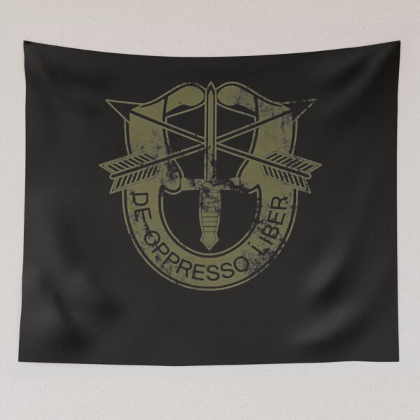 Item preview, US Special Forces - De Oppresso Liber c OD Green Distressed designed and sold by Nora2145.