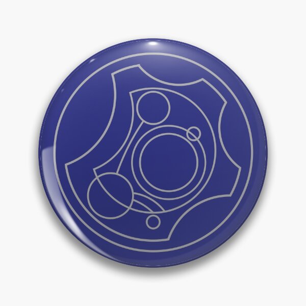 Item preview, F#*£ in circular gallifreyan (blue) designed and sold by Ukuleledoodle.