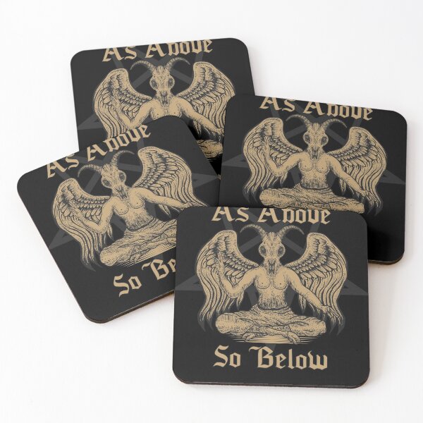Item preview, As Above So Below Satanic Baphomet Pentagram Goat Nu Goth designed and sold by Congex.