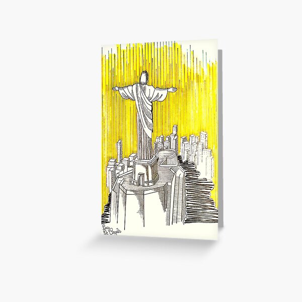 Item preview, Sketch of Christ the Redeemer designed and sold by LucyDeAngelis.