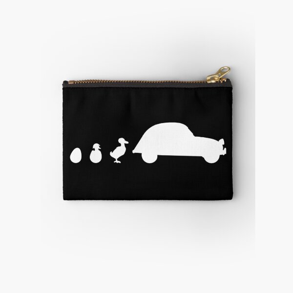 Item preview, Funny French evolution white 2CV illustration designed and sold by 2CV-Oldtimers.