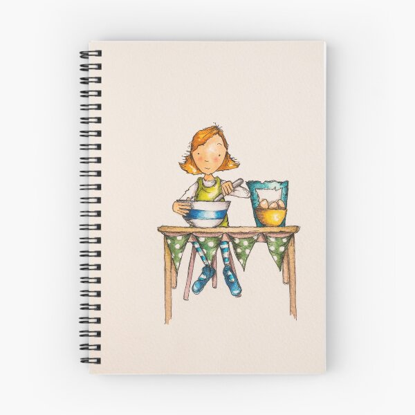 Item preview, Girl bakes a cake designed and sold by janesprio.