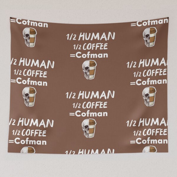 Item preview, half human half coffee  designed and sold by The Pattern Artist.