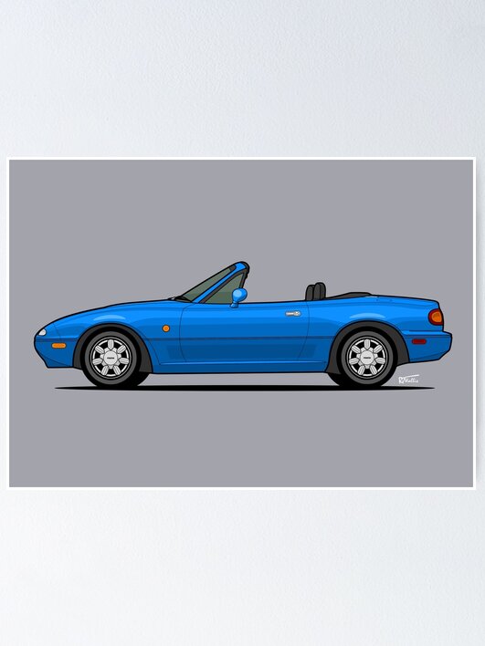 EUNOS ROADSTER M2 1001 イラストアート フレーム EUNOS ROADSTER M2