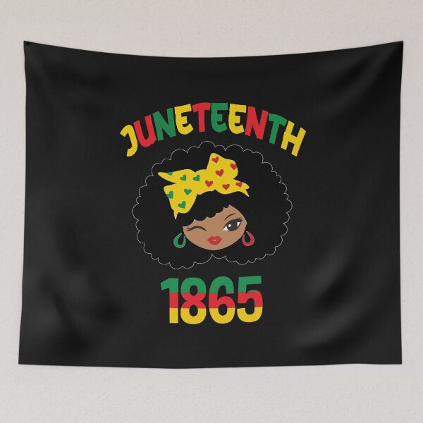 Item preview, Juneteenth Black Girl Cute afro Girl Queen Celebrating 1865 Independence Kids designed and sold by clothesy7.
