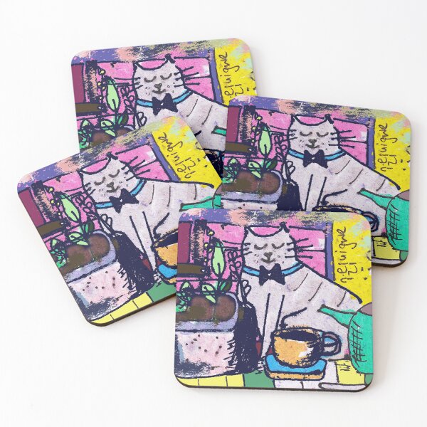 Item preview, cats and plants designed and sold by Nancie-Lane.