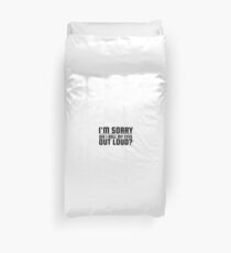 Funny Quote Ironic Humor Cool Duvet Cover
