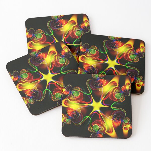 Item preview, Bright Colorful Digital Fractal Pattern Design designed and sold by EarthArtDesigns.