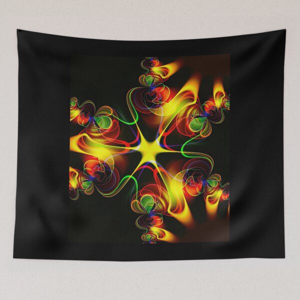 Item preview, Bright Colorful Digital Fractal Pattern Design designed and sold by EarthArtDesigns.