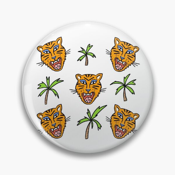 Item preview, Tigers and palmtrees jungle illustration designed and sold by valdegilde.