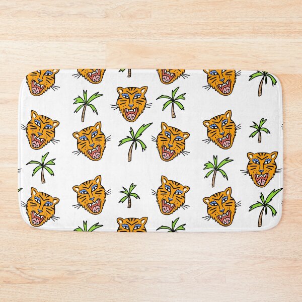 Item preview, Tigers and palmtrees jungle illustration designed and sold by valdegilde.