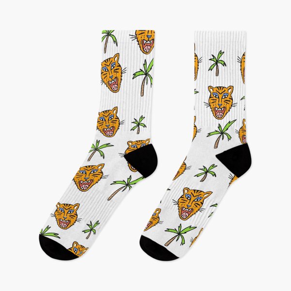 Item preview, Tigers and palmtrees jungle illustration designed and sold by valdegilde.