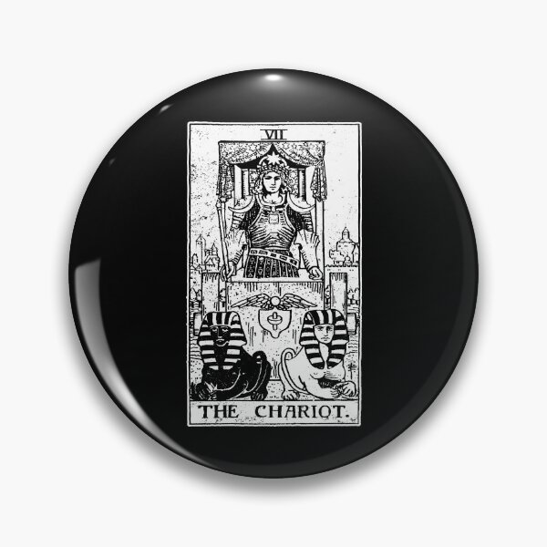 Item preview, The Chariot Tarot Card - Major Arcana - fortune telling - occult designed and sold by createdezign.
