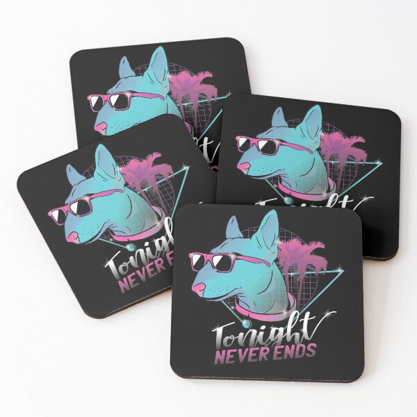 Item preview, DOG WITH A SENTENCE "TONIGHT NEVER ENDS" designed and sold by MySecretMerch.