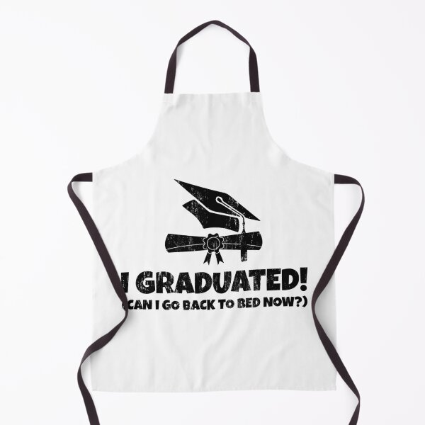 Item preview, I Graduated! Can I go back to bed now? Distressed designed and sold by trekker63.
