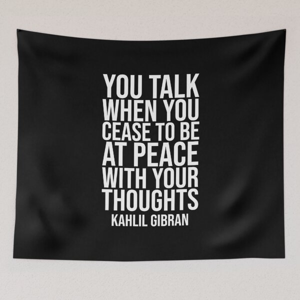Item preview, You Talk - Gibran quote designed and sold by Philippe Derungs.