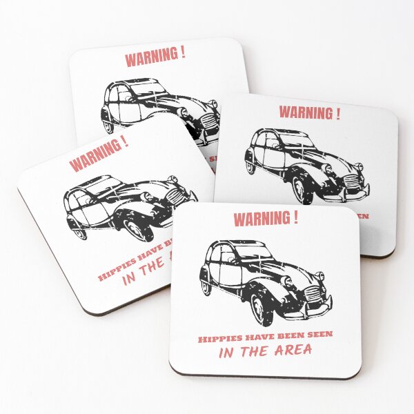 Item preview, Funny hippies 2CV duck warning satire saying designed and sold by 2CV-Oldtimers.