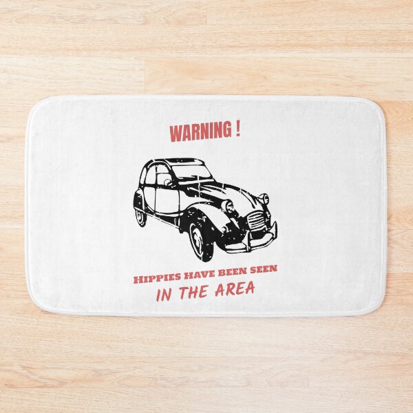 Item preview, Funny hippies 2CV duck warning satire saying designed and sold by 2CV-Oldtimers.