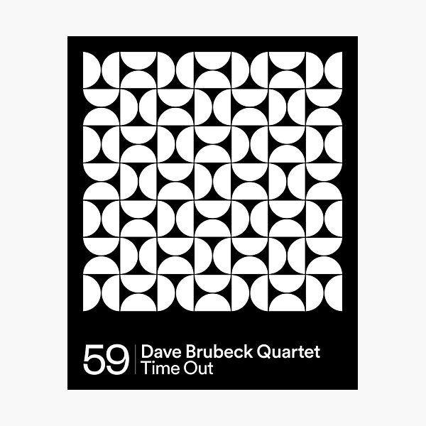 The Dave Brubeck Quartet — Time Out Photographic Print